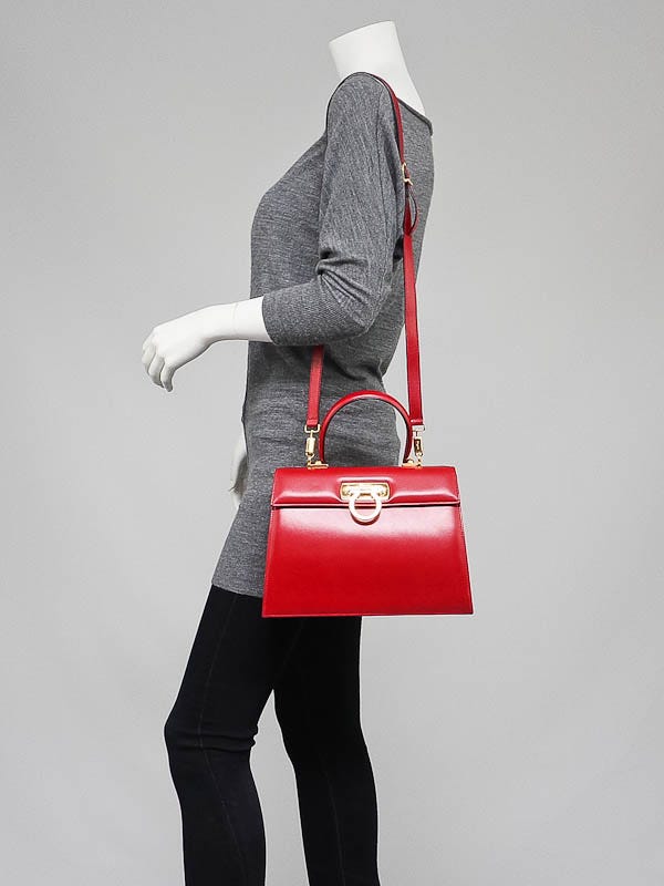 【SALVATORE FERRAGAMO】KELLY BAG Ferragamo Gancini Kelly Bag Medium – Leluxe Vintage Sdn. Bhd.