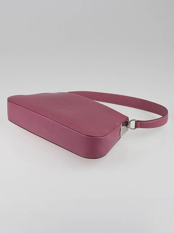 Salvatore Ferragamo Pink Saffiano Leather Shoulder Bag