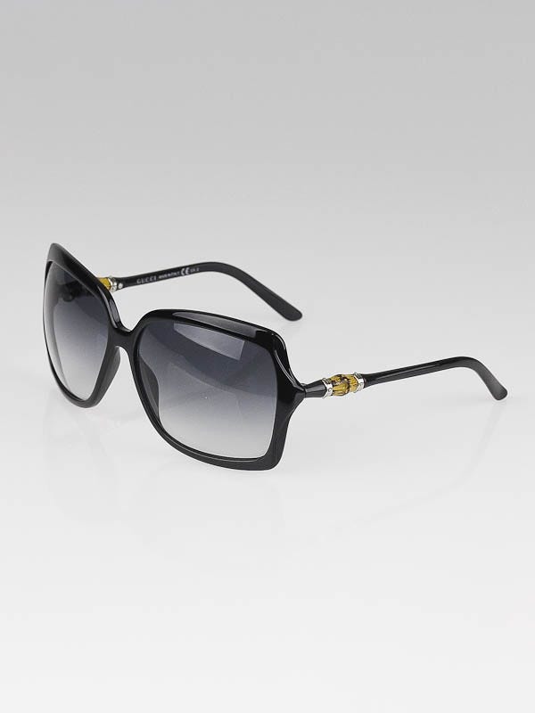 Gucci Black Frame Oversized Bamboo Sunglasses GG/3131S