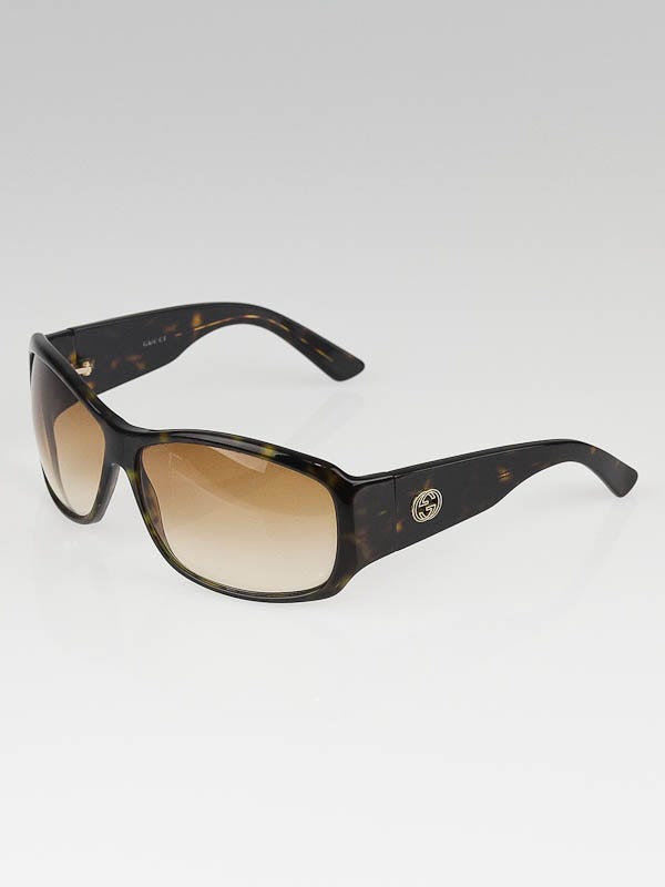 Gucci Brown Tortoise Shell Gradient Tint GG Sunglasses-2592  display picture 3