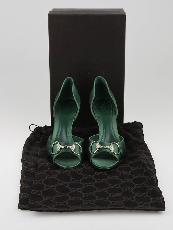 Gucci satin peep toe heels. Worn 3x’s. Paid $900. Size fashion 9