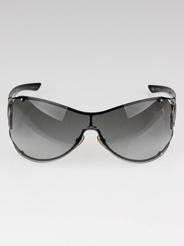 Gucci Silver Frame Horsebit Logo Sunglasses- 2764/S