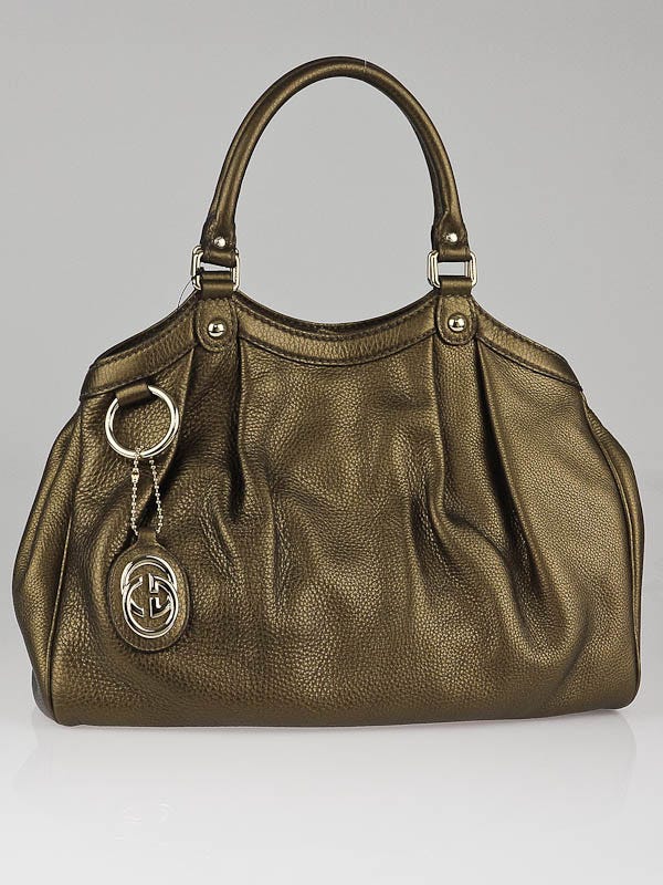 SAC GUCCI LEATHER LIGHT BROWN TOTE BAG 00'S main image 1