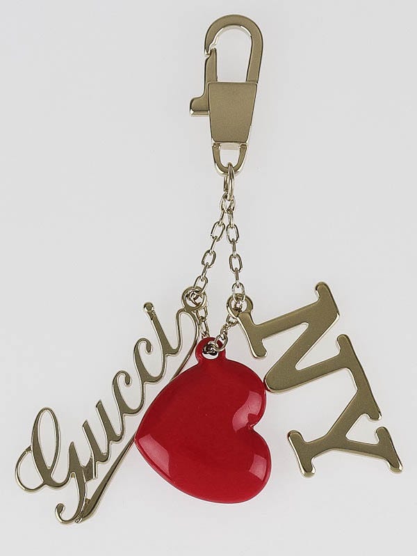 Gucci heart clearance keychain