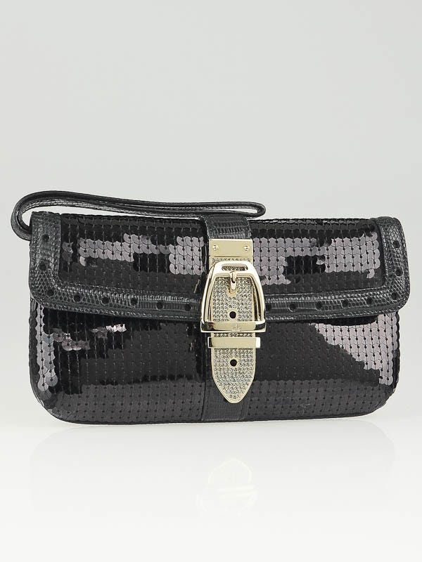 Gucci black online wristlet