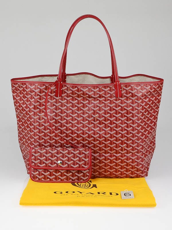 Goyard Green Chevron Coated Canvas St. Louis PM Tote Bag - Yoogi's