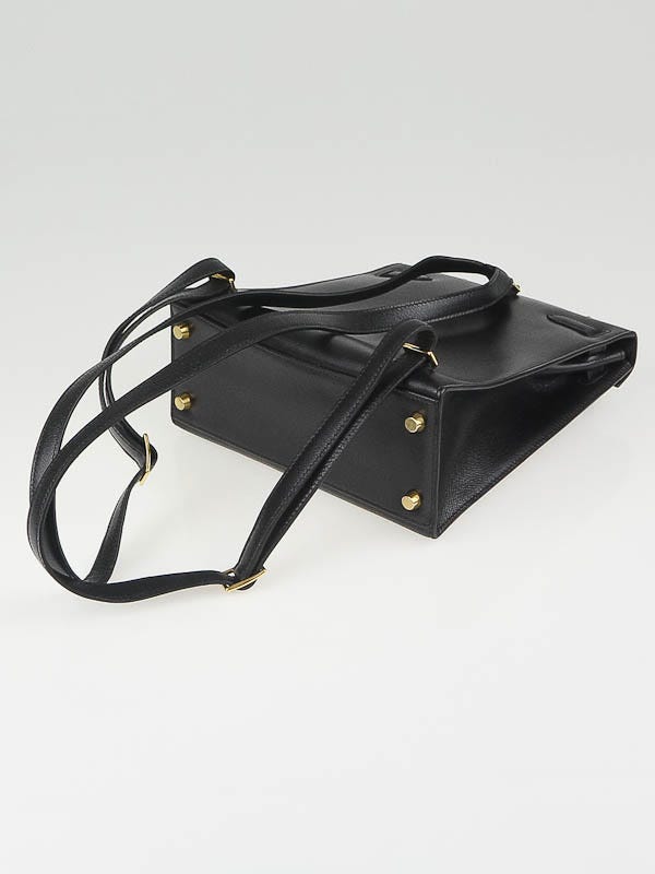 Kellyado leather backpack Hermès Black in Leather - 25273608