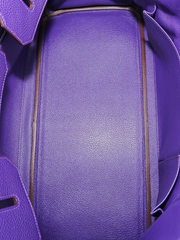 Violet Clemence Birkin 40 Palladium Hardware, 2012