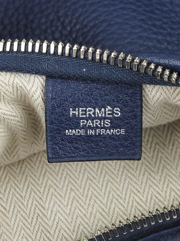 Hermes 32cm Bois de Rose Clemence Leather Massai Cut Bag - Yoogi's Closet