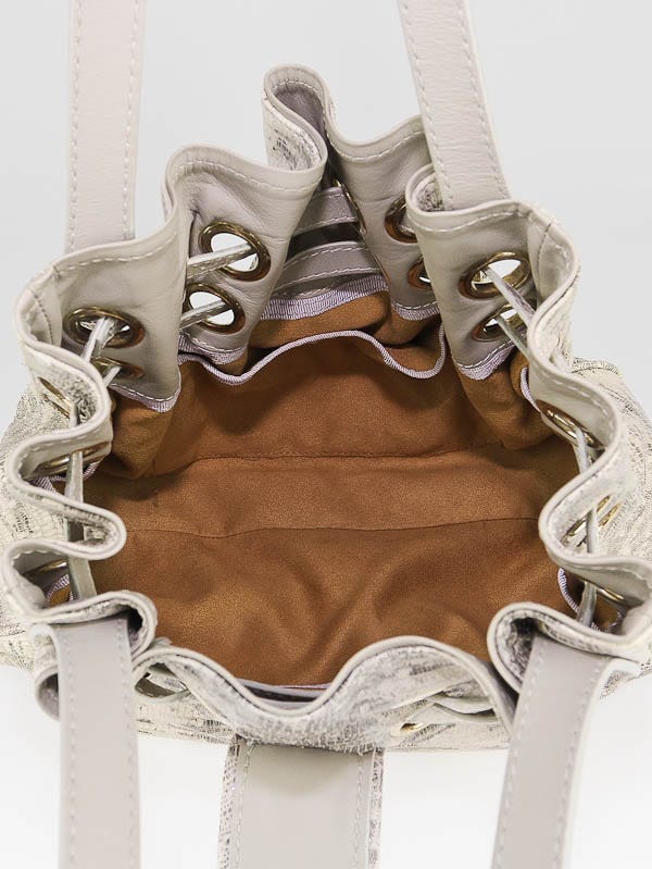 Jimmy Choo Marble Snakeskin Small Riki Tote Bag | Yoogi's Closet