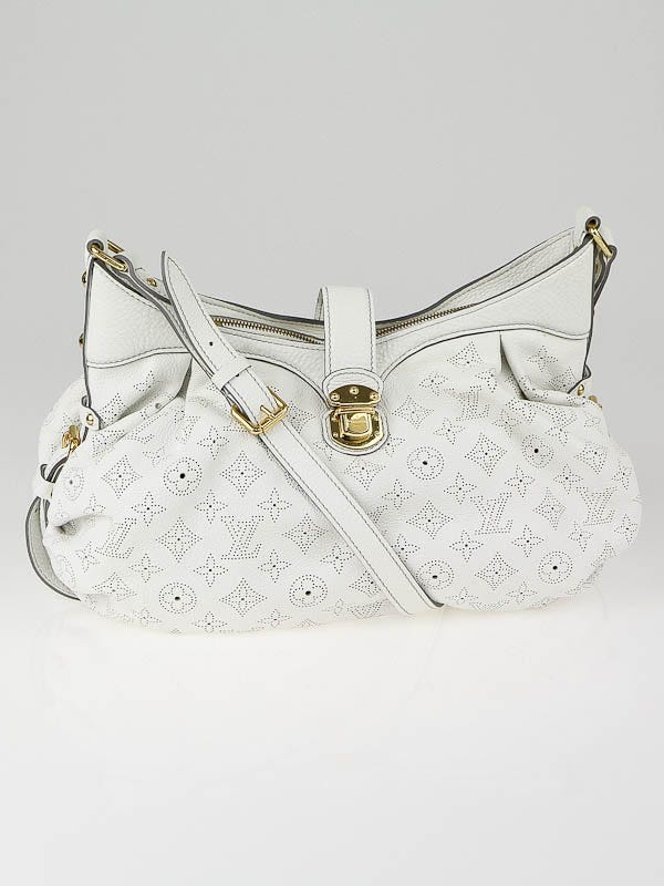 Louis Vuitton White Monogram Mahina Leather XS Bag