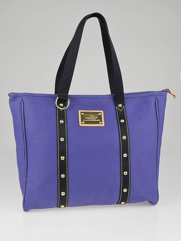 Louis Vuitton Limited Edition Indigo Canvas Antigua Cabas GM Bag