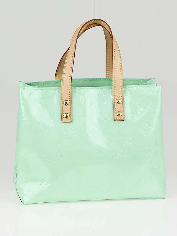 Louis Vuitton Peppermint Monogram Vernis Reade PM Bag