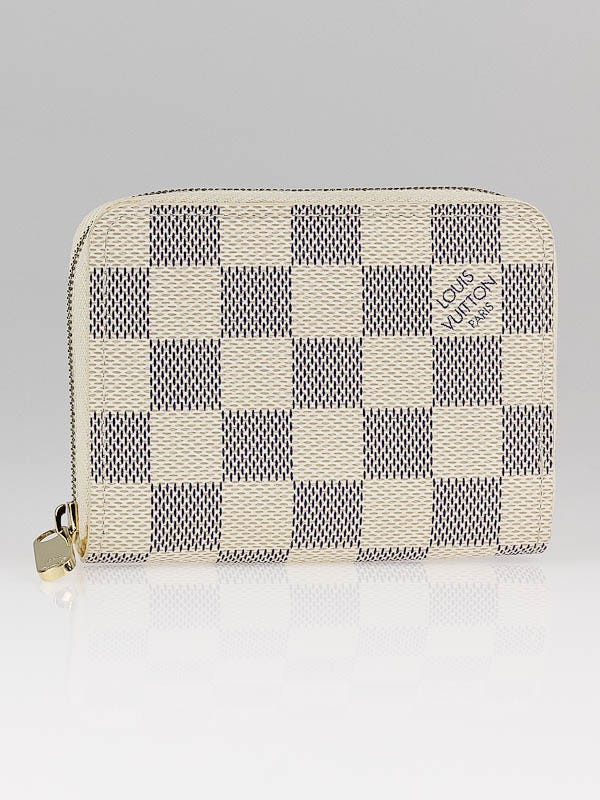 Louis Vuitton Azur Damier Canvas Zippy Coin Purse