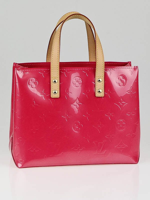 Louis Vuitton Framboise Pink Vernis Monogram Reade PM Mini Tote Bag |  REBELONGING