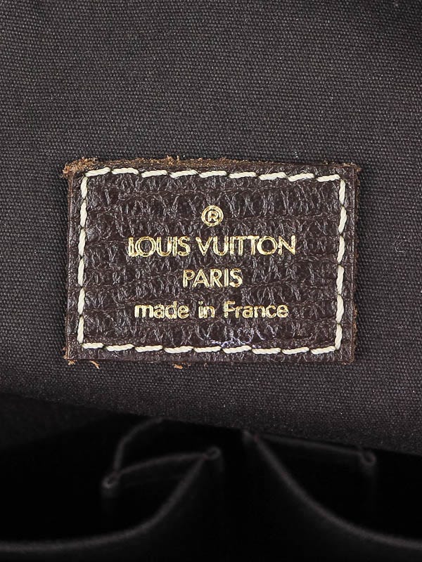 $2200 Louis Vuitton Monogram Canvas Mini Lin Dark Brown Large Diaper Bag  Purse - Lust4Labels