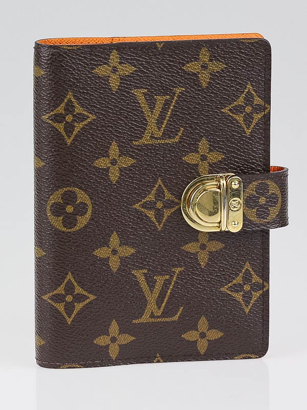 Louis Vuitton Monogram Canvas Orange Koala Small Ring Agenda Cover