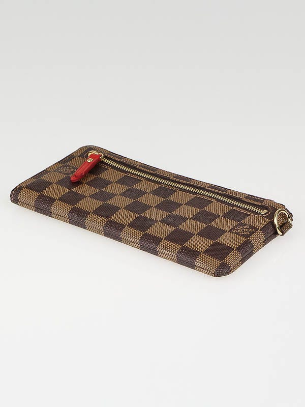 Louis Vuitton Damier Ebene Complice Trunks and Bags Wallet Red