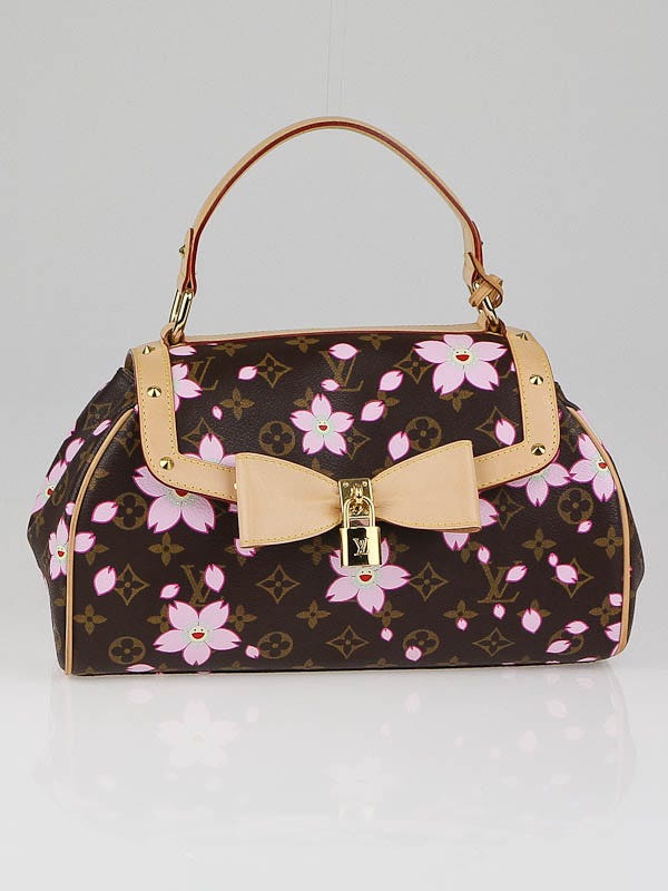 Louis Vuitton Limited Edition Cherry Blossom Monogram Canvas Sac Retro Bag  - Yoogi's Closet