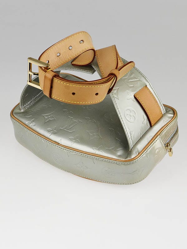 Louis Vuitton Silver Monogram Vernis Fulton Waist Bag - Yoogi's Closet