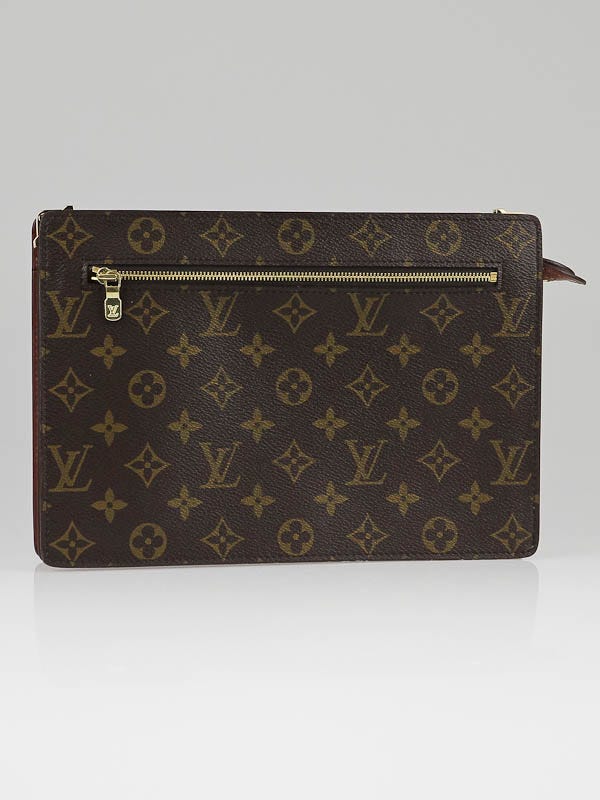 Louis Vuitton Monogram Canvas Sac Enghien Clutch Bag