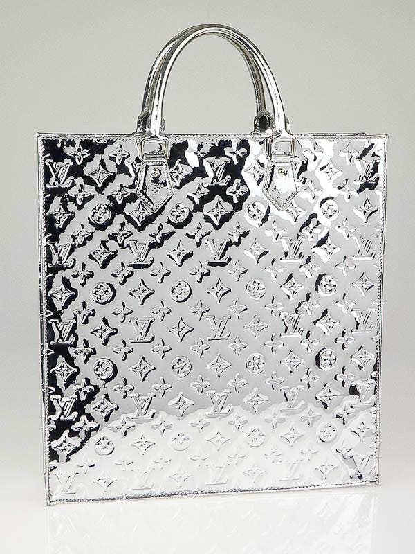 Louis Vuitton Limited Edition Silver Monogram Miroir Sac Plat Bag