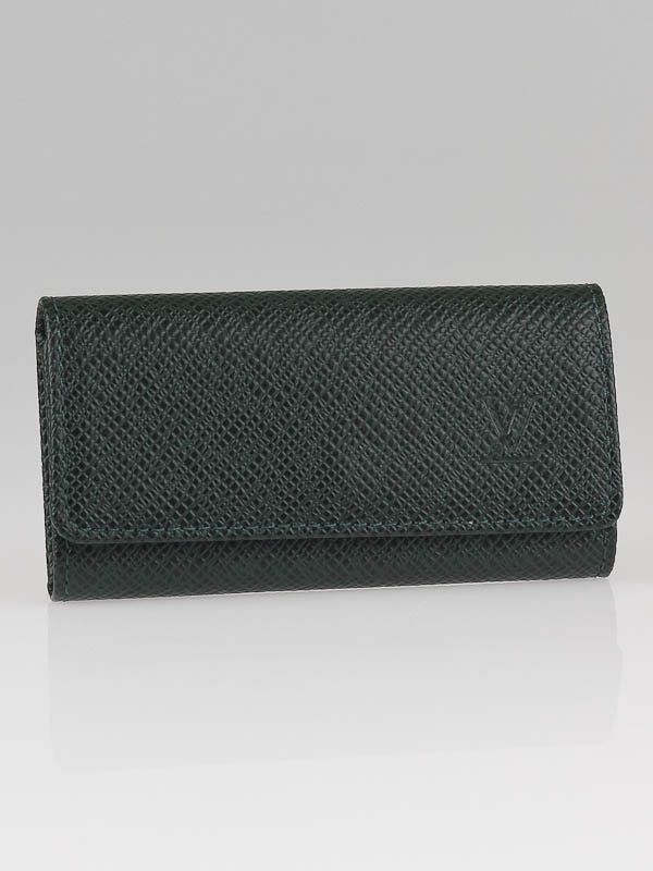 Louis Vuitton Black Taiga Leather Card Holder