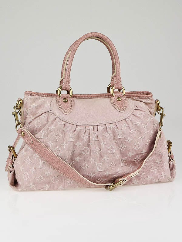 Louis Vuitton Rose Denim Monogram Denim Neo Cabby MM Bag