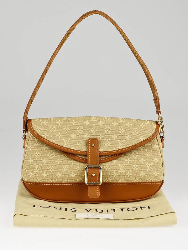 Louis Vuitton Camel Monogram Mini Lin Trapeze PM Bag - Yoogi's Closet