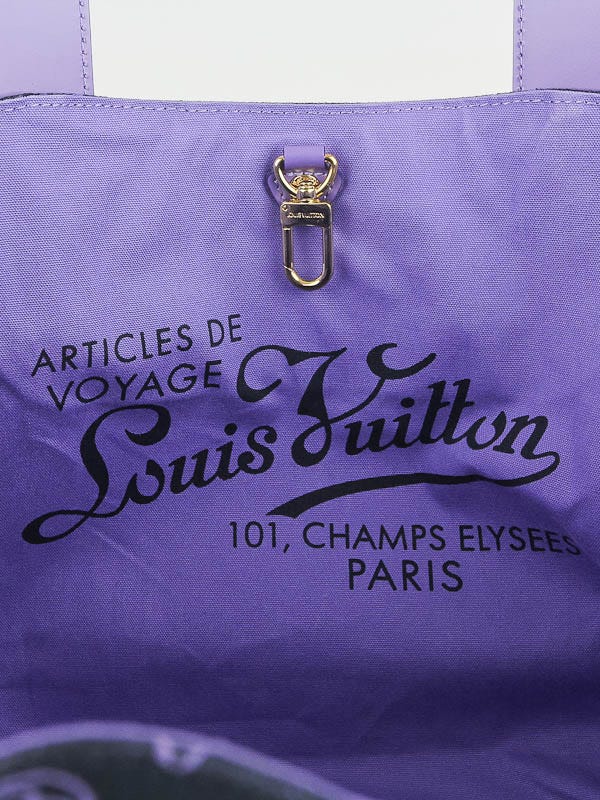 Louis Vuitton Louis Vuitton Cabas Ipanema PM Purple Monogram Cotton