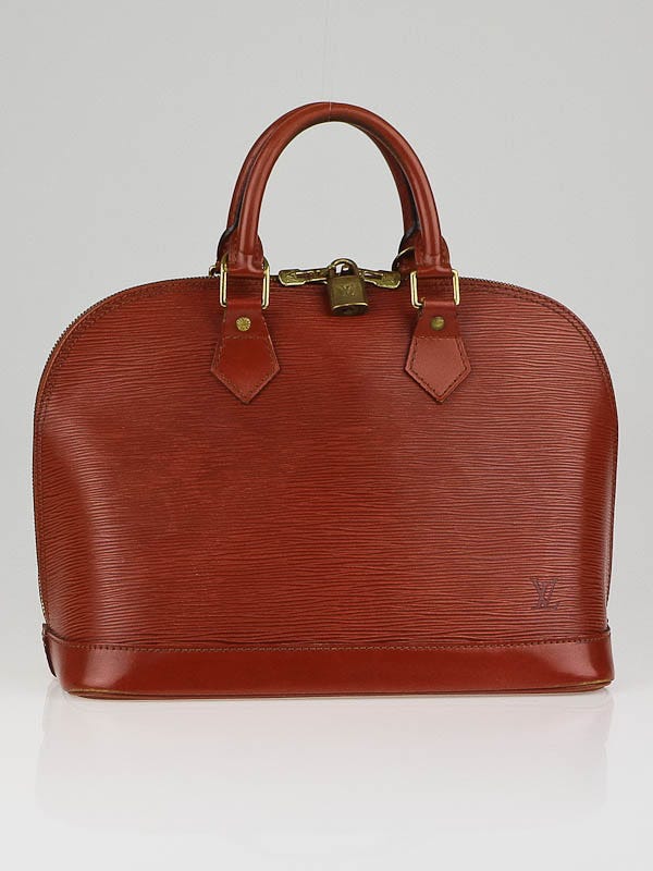 Louis Vuitton Fawn Epi Leather Alma PM Bag