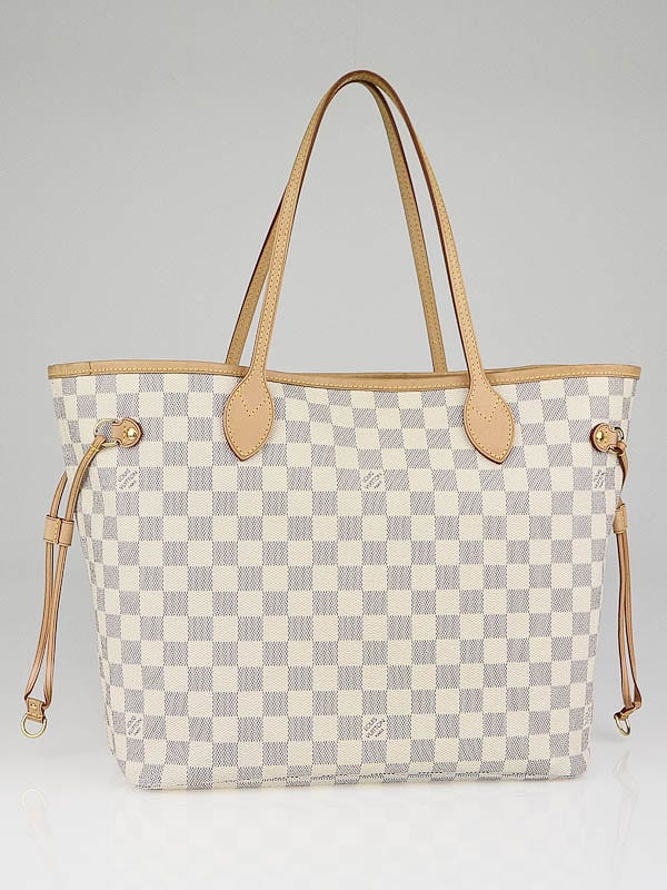 Louis Vuitton, Bags, Louis Vuitton Neverfull Mm Damier Azur Lightly Used
