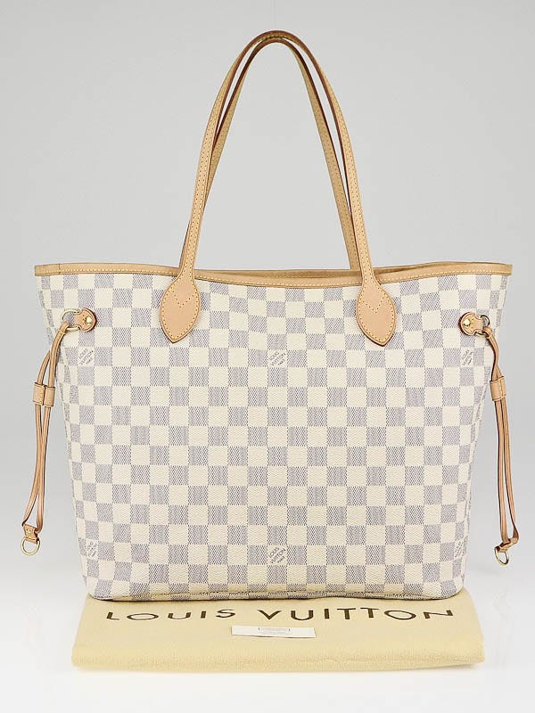 Louis Vuitton Neverfull MM Damier Azur With Pouch for Sale in Long
