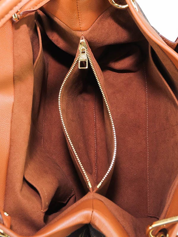 Authentic Louis Vuitton Classic Monogram Camel Olympe Shoulder