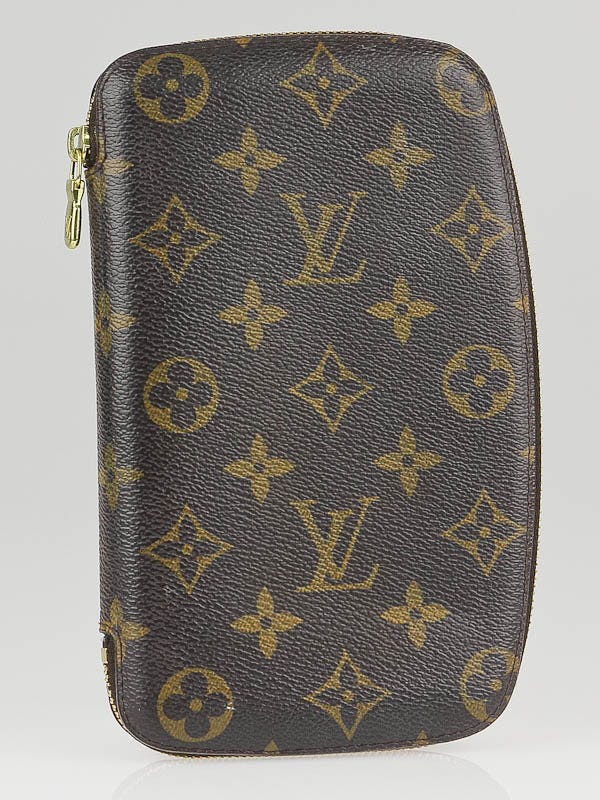 Authentic Louis Vuitton Monogram Geode Organizer Zip around Wallet