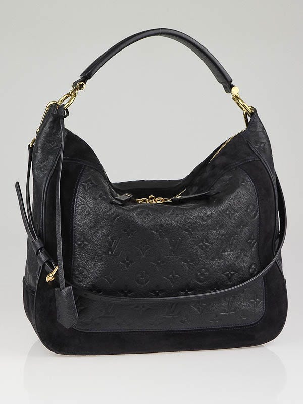 Auth Louis Vuitton Audacieuse Handbag Monogram Empreinte Leather MM