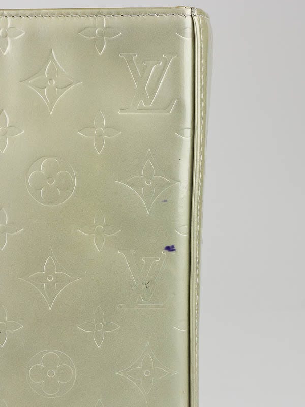 Louis Vuitton Silver Monogram Vernis Columbus Tote - Yoogi's Closet