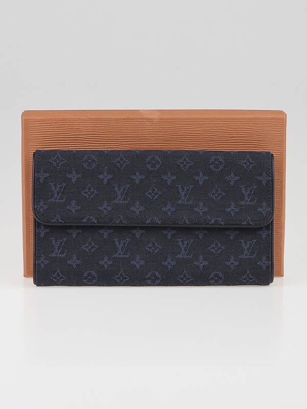 Louis Vuitton Porte Trésor Mini Lin International Wallet