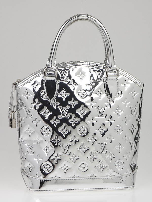 Louis Vuitton Limited Edition Silver Monogram Miroir Top Handle