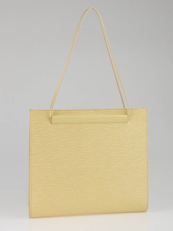 Louis Vuitton pre-owned yellow 2000 Saint Tropez Epi Leather shoulder bag