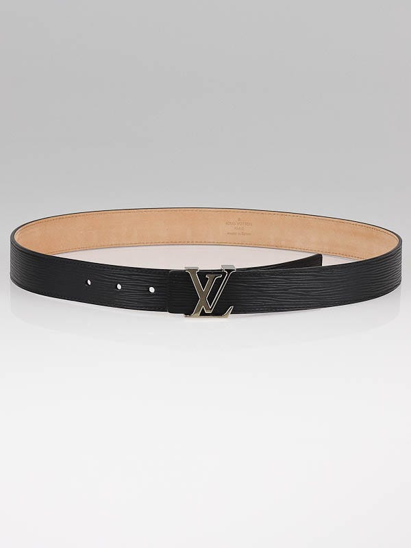 Louis Vuitton Black Epi Leather LV Initiales Belt Size 85/34 - Yoogi's  Closet