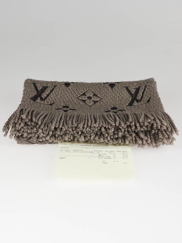 Louis Vuitton Verone Wool/Silk Logomania Scarf - Yoogi's Closet