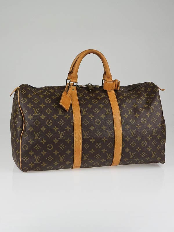 Louis Vuitton Keepall 50 Bag Monogram Vintage