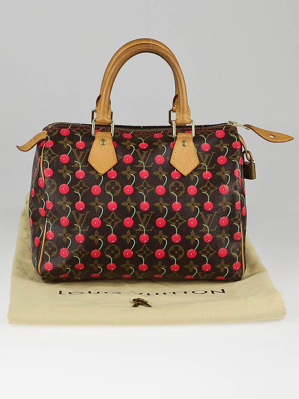 Louis Vuitton Monogram Canvas Limited Edition Cerise Speedy 25 Bag Louis  Vuitton