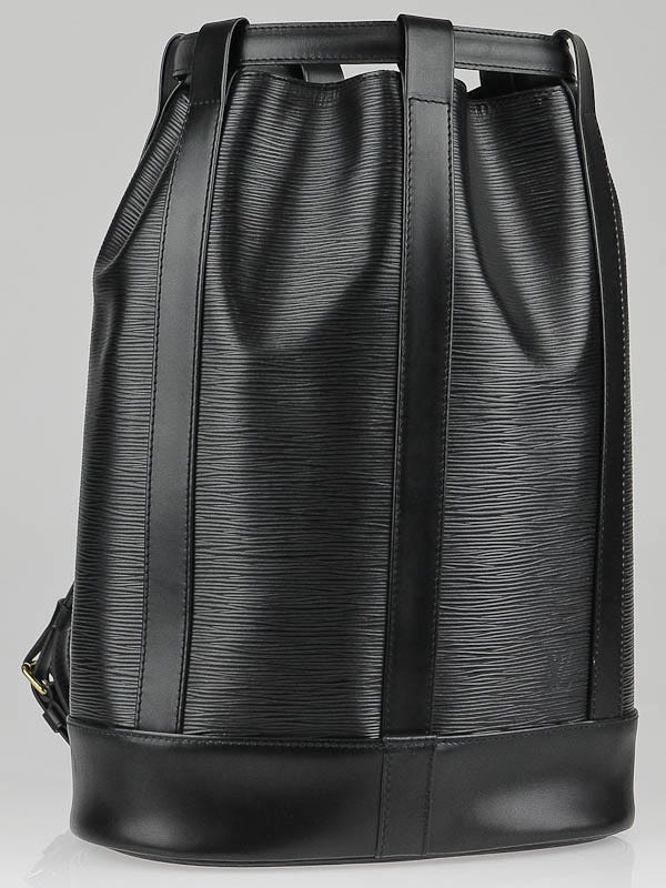 Louis Vuitton Black Epi Leather Randonnee Bag