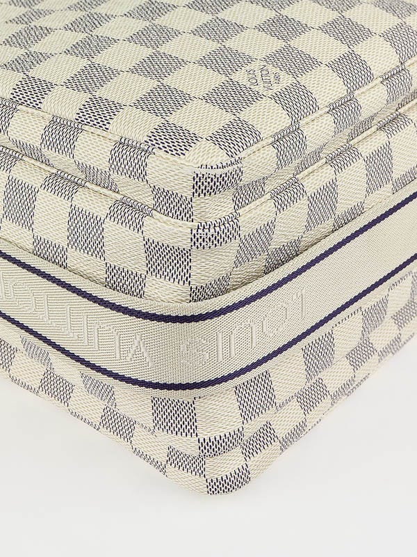 Naviglio Damier Azur Canvas Messenger Bag – Poshbag Boutique