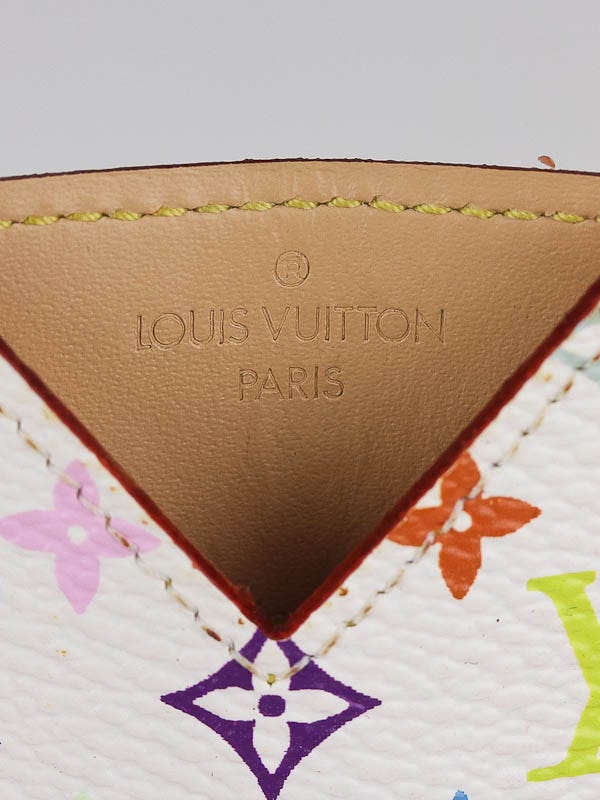 Louis Vuitton White Monogram Multicolore Etui Mirioir Mirror and