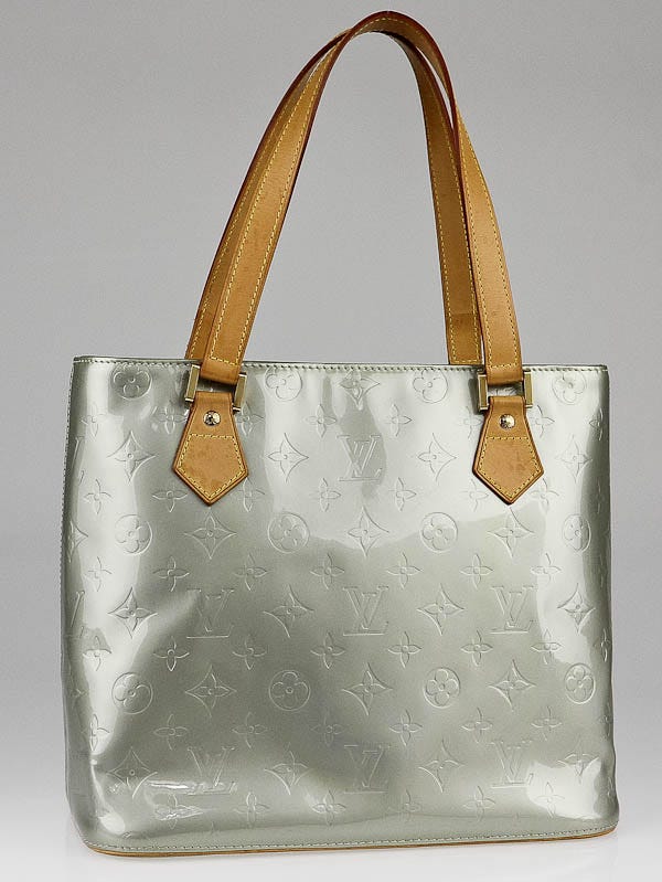 Louis Vuitton Silver Monogram Vernis Houston Bag