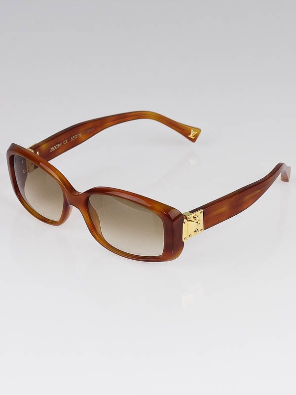 Louis Vuitton Sunglasses Spson GM Brown Gold Lame Eyewear LOUIS VUITTON Sunglasses Z0003E Spson GM 8288. | eBay main image 4