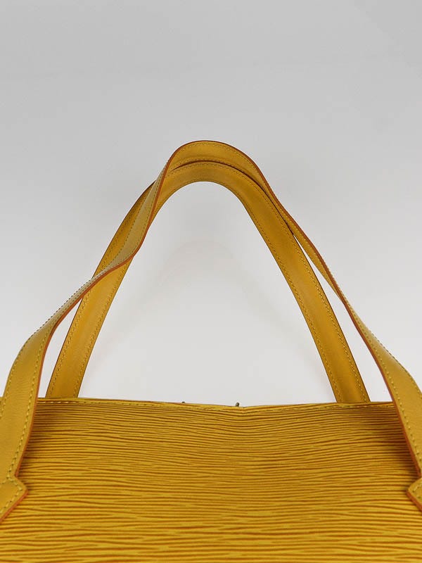LOUIS VUITTON Epi Lussac Shoulder Bag Yellow M52289 LV Auth 32581 Leather  ref.707953 - Joli Closet